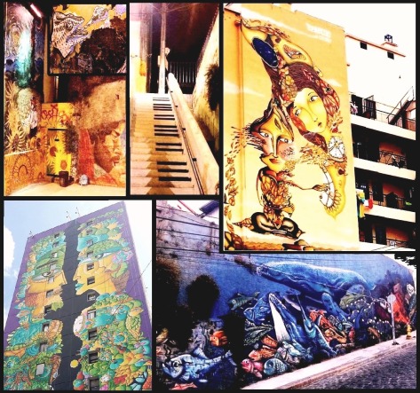 streetart valpo - collage