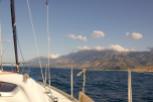 Sailing along the Albanian coast. Photography: Steven Lopez (instagram: @eslopez128)